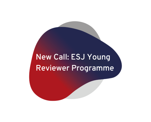 Visual for ESJ Young Reviewer Programme Call