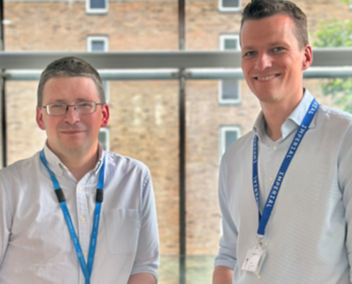 Portrait of Rytis Masiliunas and Alistair Webb